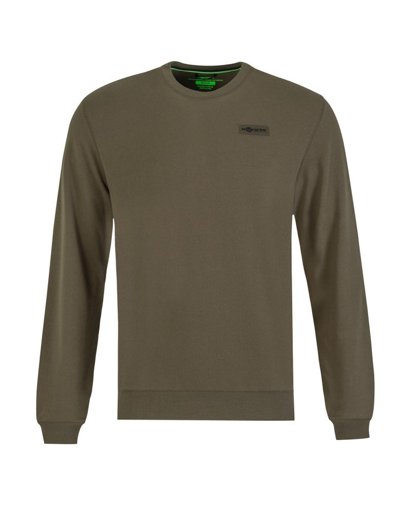 Patch Crewneck - Dark Olive  