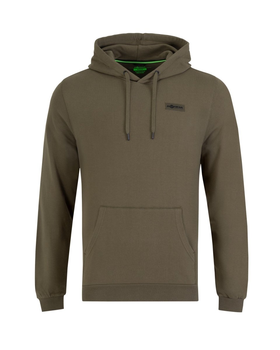 Korda Patch Hoodie - Dark Olive - KarperCentrale