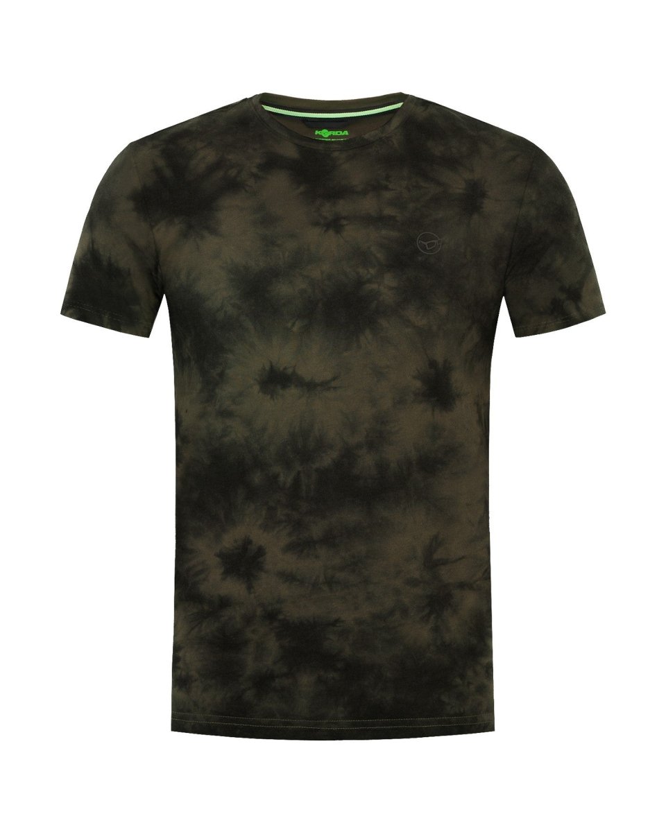 Tie Dye - T-shirt - Mørk Oliven