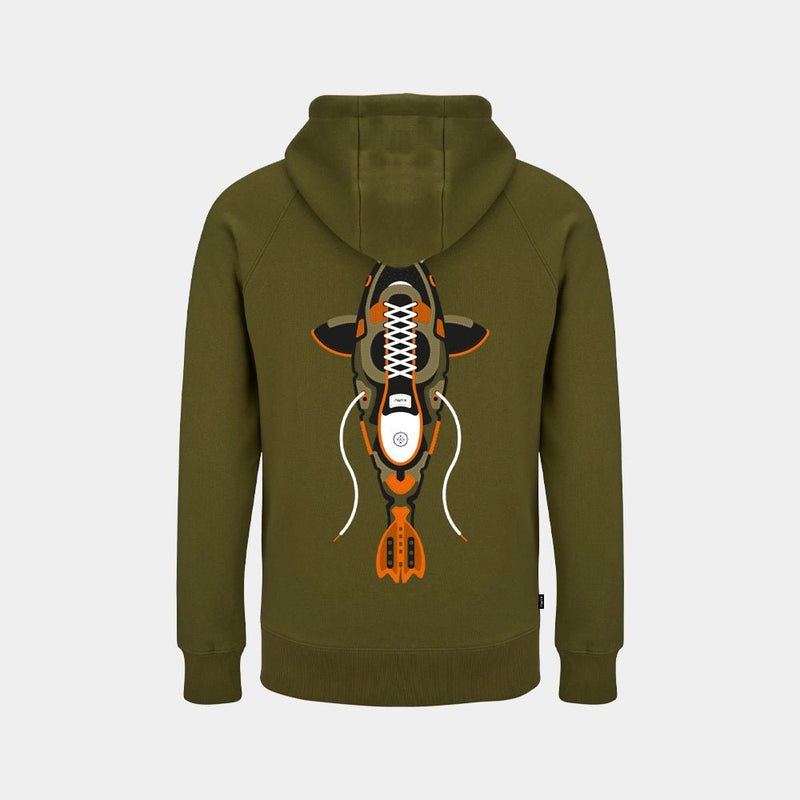 Dětská mikina s kapucí - Pravá kůže