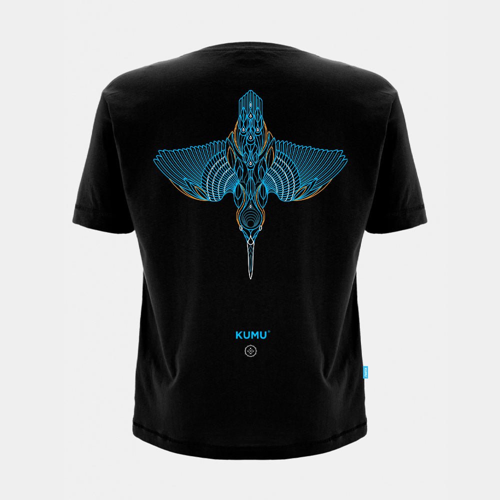 Kumu Take Flight Tee - Kingfisher - Ijsvogel - KarperCentrale