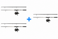 Catch Pro II Carp Combo - 10ft Rod + Reel - 2+1 free