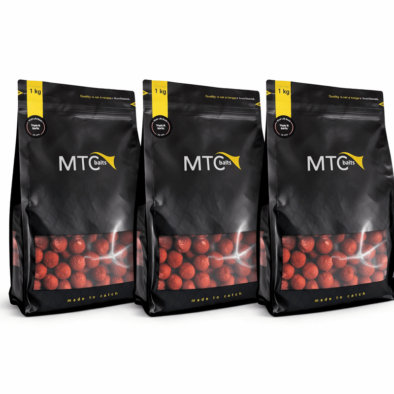 15kg Triple R Knoblauch Boilies - Großpackung