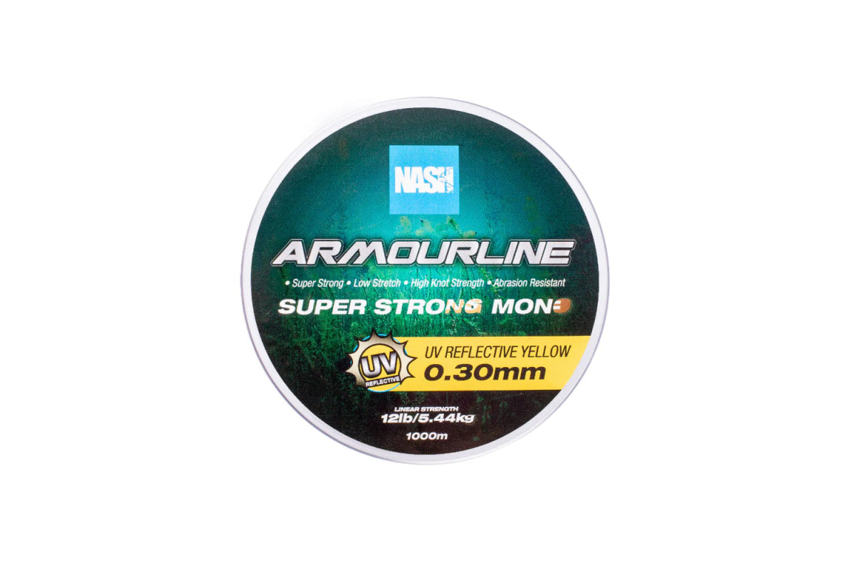 Nash Tackle Armourline - UV Geel - 1000m - KarperCentrale