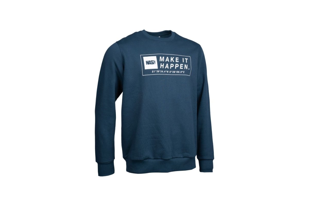 Nash Tackle Make It Happen - Coordinates Jumper - Marine blauw - KarperCentrale