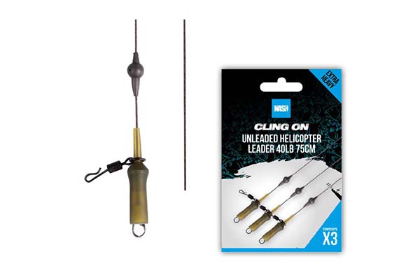 Nash Tackle Ready Tied Unleaded Leader - Helicopter - KarperCentrale