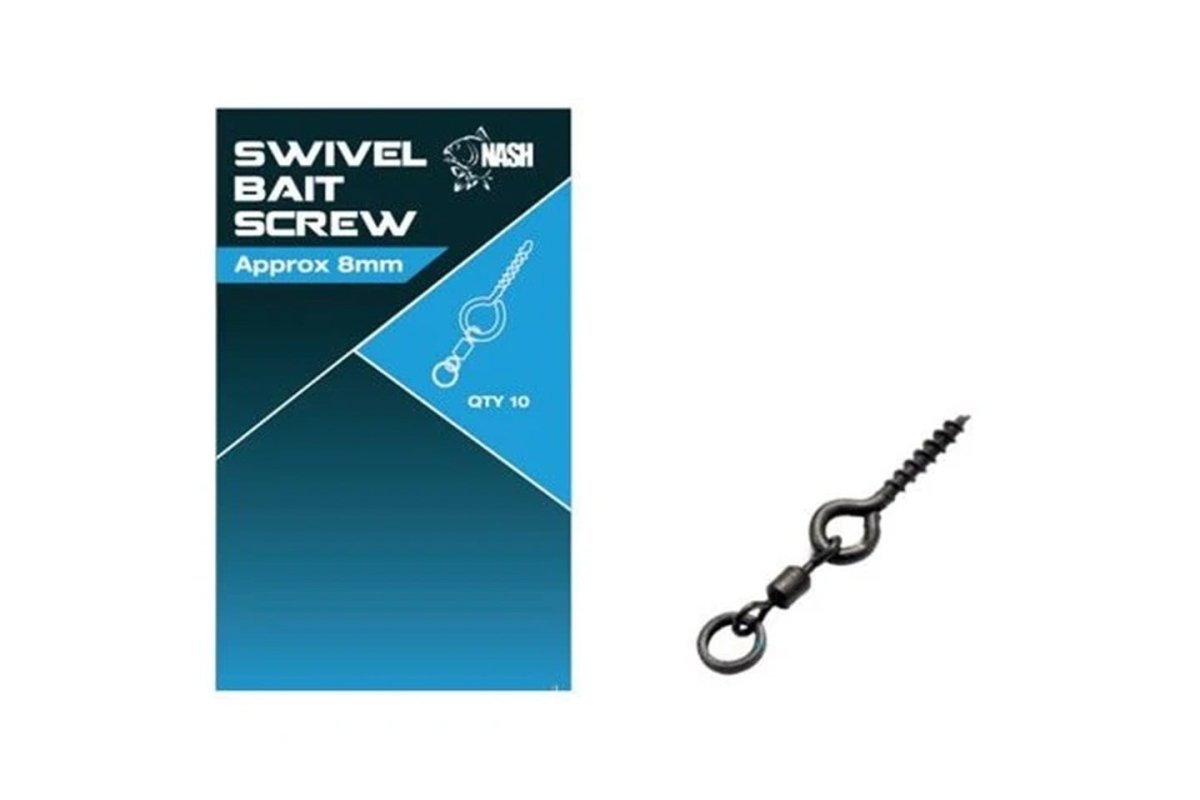 Nash Tackle Swivel Bait Screw - 8mm - KarperCentrale