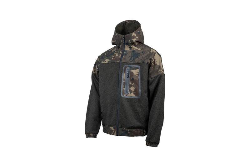 ZT - Felpa con cappuccio in pile nordico con zip