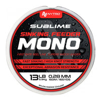 Nytro Sumblime Sinking Feeder Mono - KarperCentrale