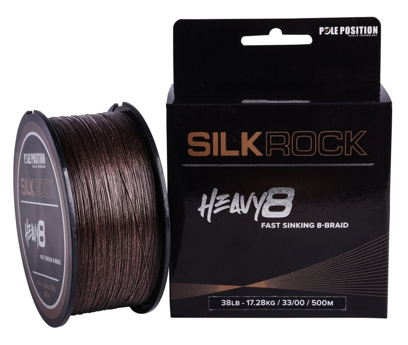 Silkrock Heavy8 Hurtigsynkende Fletline - 500M