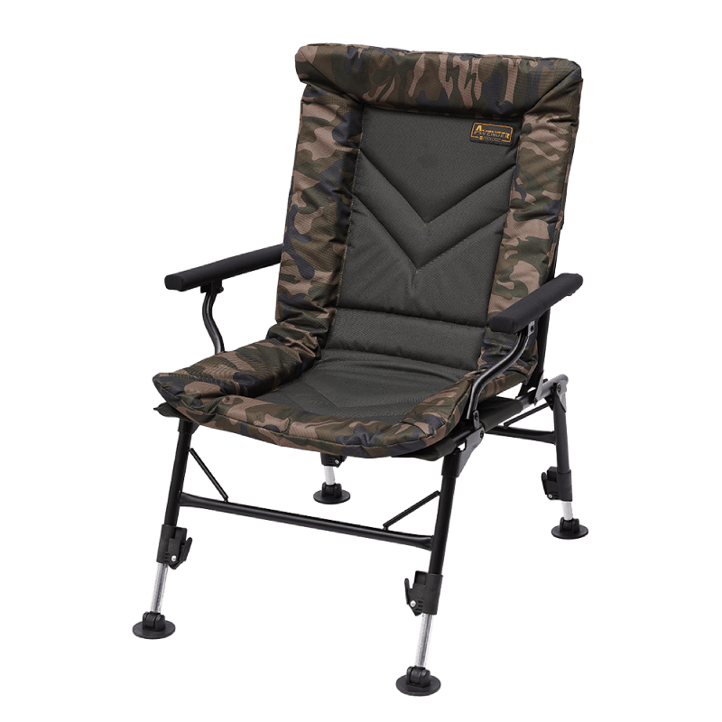 Prologic Avenger - Comfort Camo Chair - Armrests - KarperCentrale