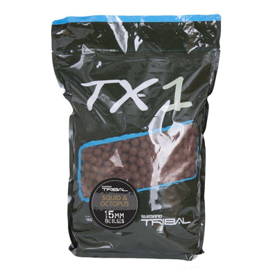 Shimano TX1 Squid & Octopus Boilies - 5KG - Bruin - KarperCentrale