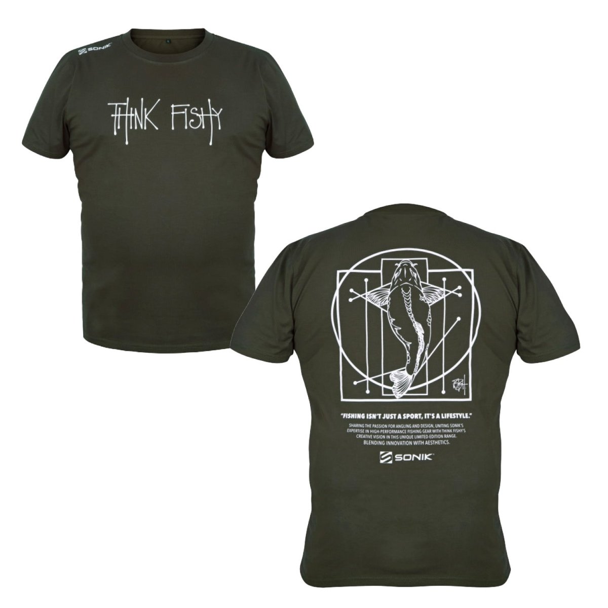 Sonik Sports Think Fishy - Art T - KarperCentrale