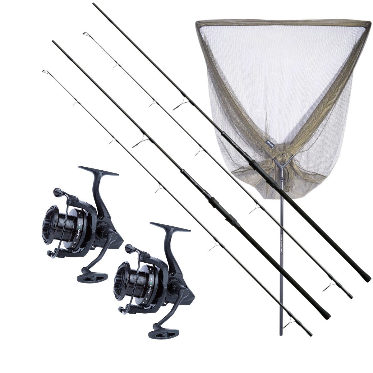 Sonik Sports Xtractor+ - 2 Hengel - Carp Kit - 9FT - 3.00B - KarperCentrale