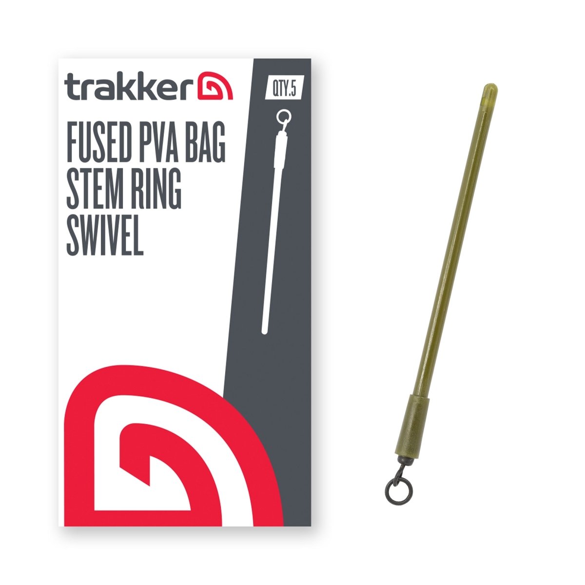 Trakker Fused PVA Bag Stem - Ring Swivel - KarperCentrale