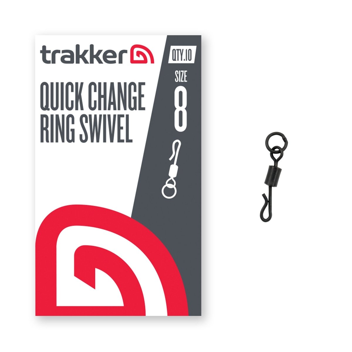 Trakker QC Ring Swivel - Size 8 - KarperCentrale